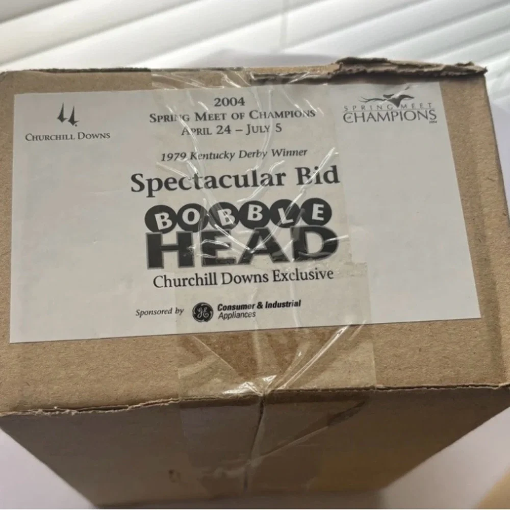 Spectacular Bid Bobblehead 1979  Kentucky Derby Winner - 2004 Churchill Down Exc